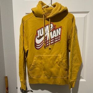 Jordan Mustard Yellow Graphic Hoodie